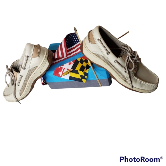Men's Sperry Topsider Gilligan's Island boat loafers 7M - Picture 1 of 16